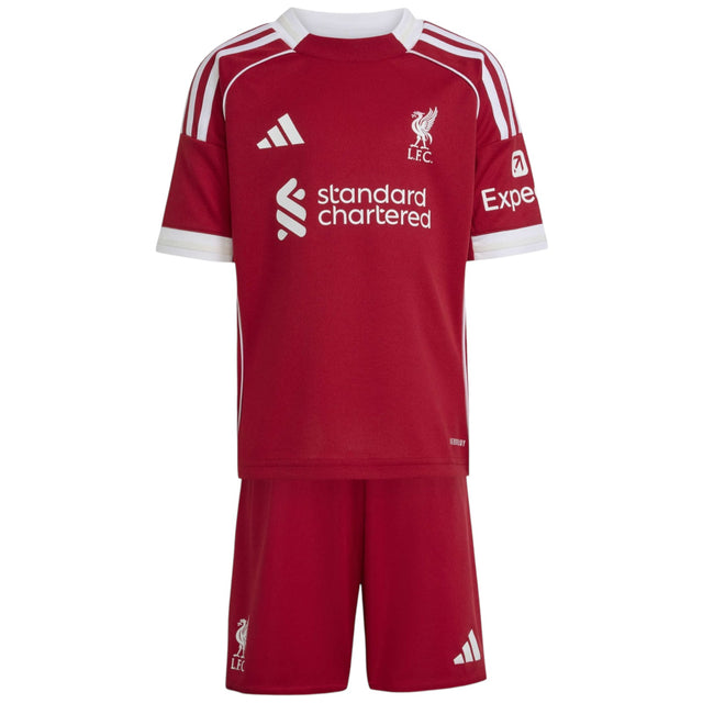 adidas Liverpool Football 2025/26 Mini Kids Home Kit