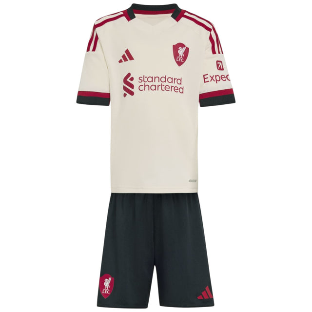 adidas Liverpool FC 2025/26 Away Kids Mini Kit