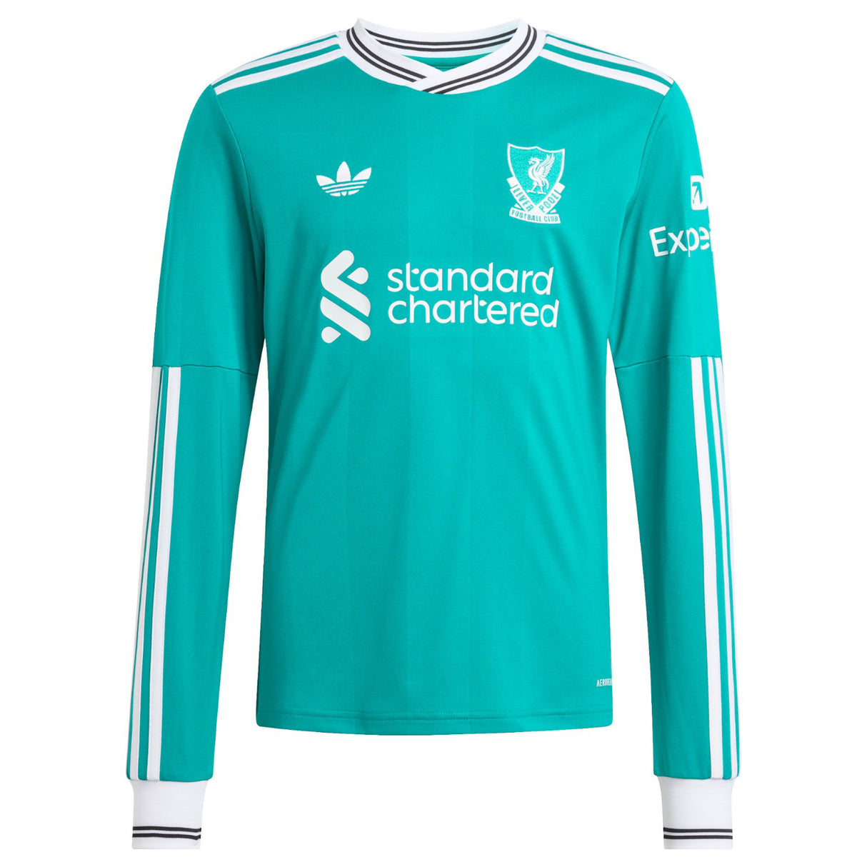 adidas Liverpool Football 2025/26 Kids Long Sleeve Third Jersey