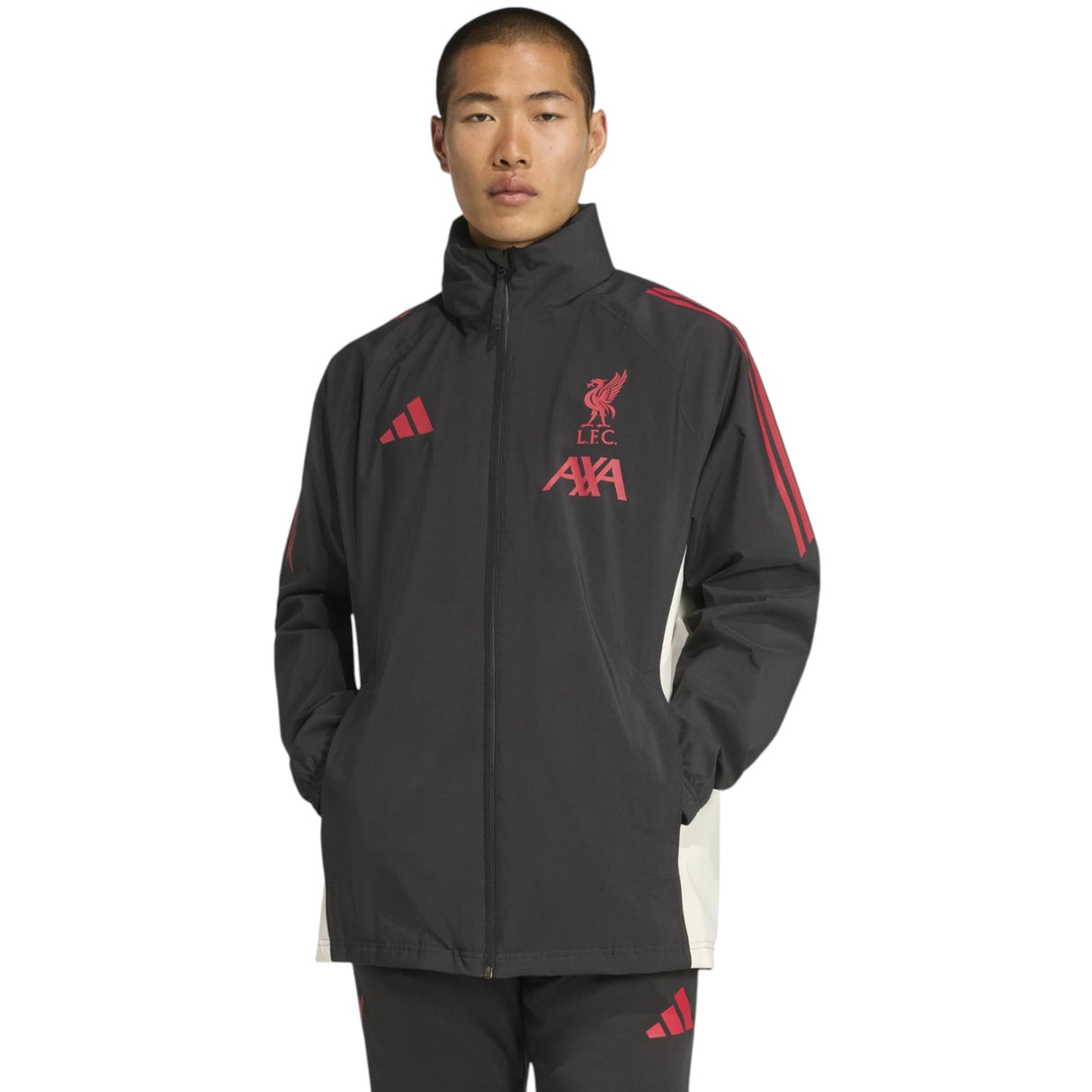 adidas Liverpool Football Tiro 2025/26 Adults Rain Jacket