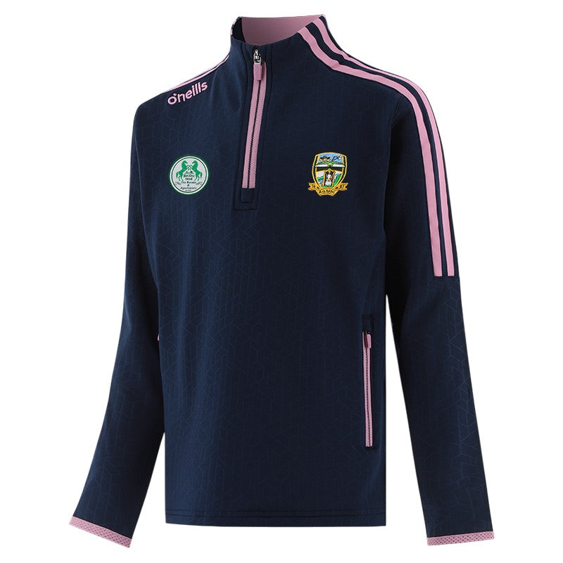 O'Neills Meath Hydra Grls Brsh QZ Top Nv