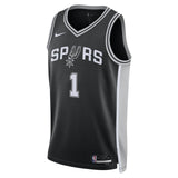 Nike San Antonio Spurs Wembanyama 1 Icon Edition Mens NBA Jersey