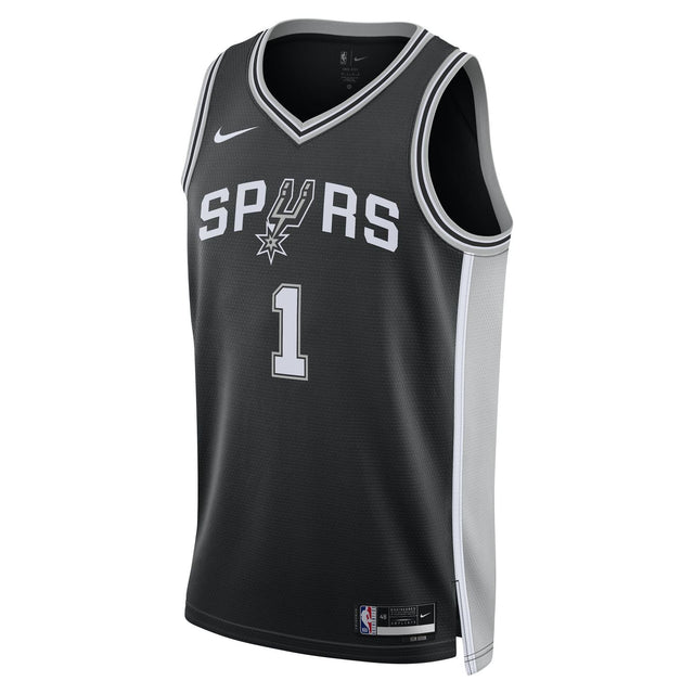 Nike San Antonio Spurs Wembanyama 1 Icon Edition Mens NBA Jersey