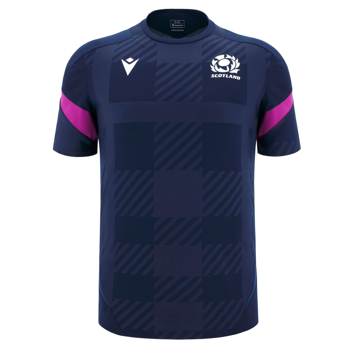 Macron Scotland Rugby 2025/26 Kids Lightweight Training Tee