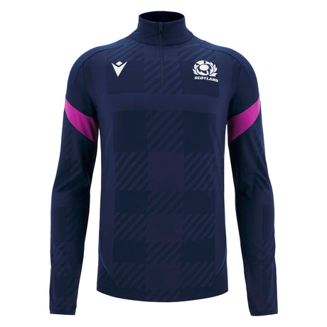 Macron Scotland Rugby 2025/26 Lightweight Training Half-Zip Top