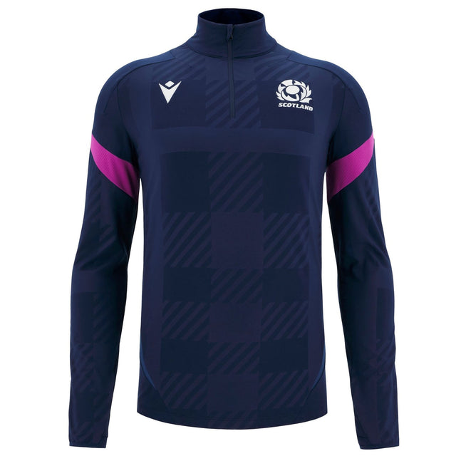 Macron Scotland Rugby 2025/26 Kids Half-Zip Training Top