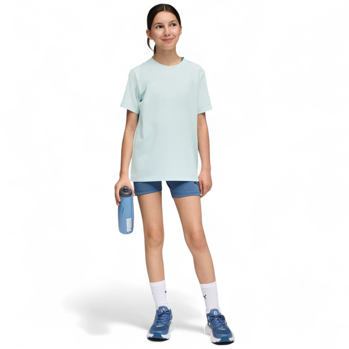 Puma Train All Day Essentials Kids Cat Logo T-Shirt
