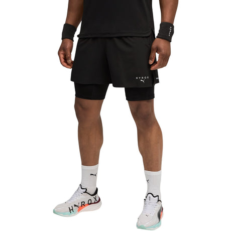 PUMA x HYROX 2in1 Medium Rise Mens Training Shorts