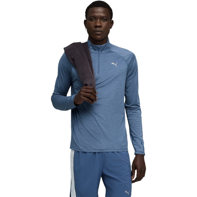 PUMA Run Velocity Cloudspun Mens Half-Zip Running Top