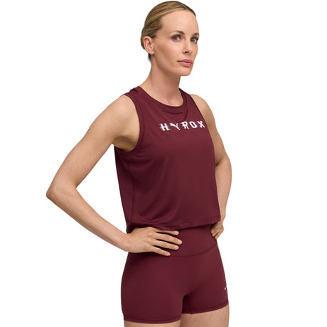 PUMA x HYROX CLOUDSPUN ThermoAdapt Womens Crop Tank Top