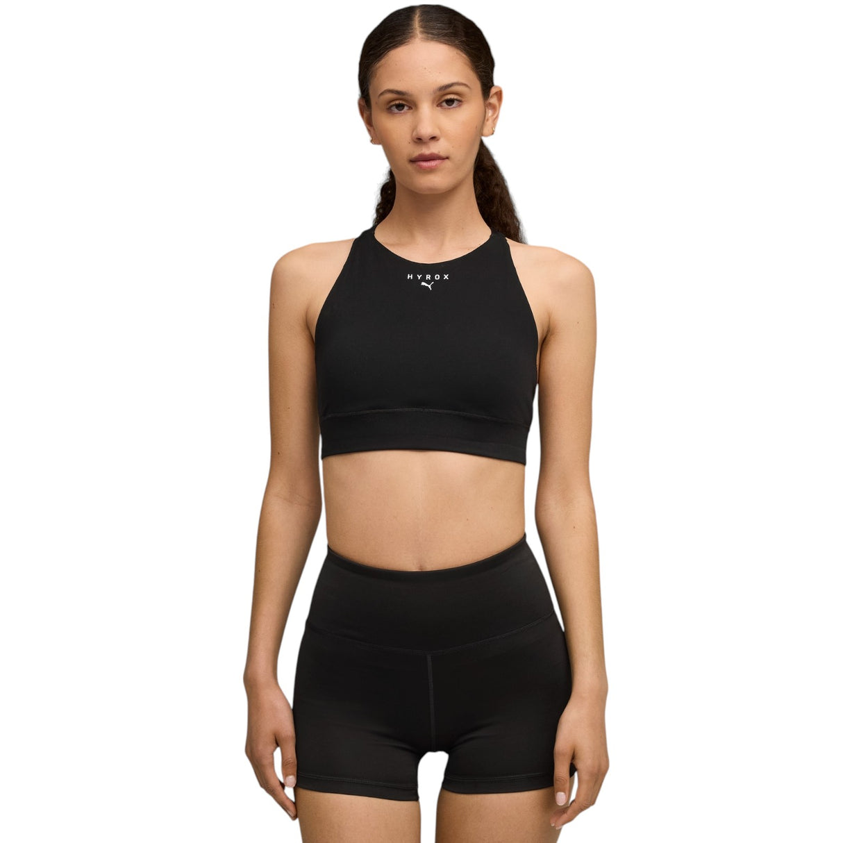 PUMA X HYROX SHAPELUXE HGH NCK W BRA Blk
