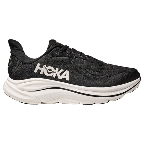 HOKA Mens CLIFTON 10 Wide Black/White