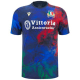 Macron Italy Rugby 2025/26 Mens Short Sleeved Training Jersey