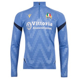 Macron Italy Rugby 2025/26 Mens Half-Zip Training Top