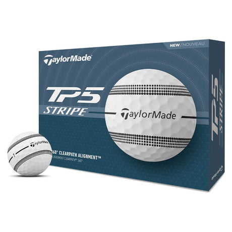 Taylormade TP5 Stripe 2023 Golf Balls White