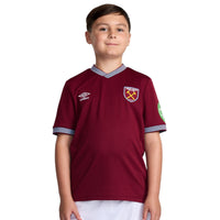 Umbro West Ham United F.C. 2025/26 Kids Home Jersey