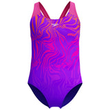 Speedo Girls Digit Placement Splashback Swimsuit