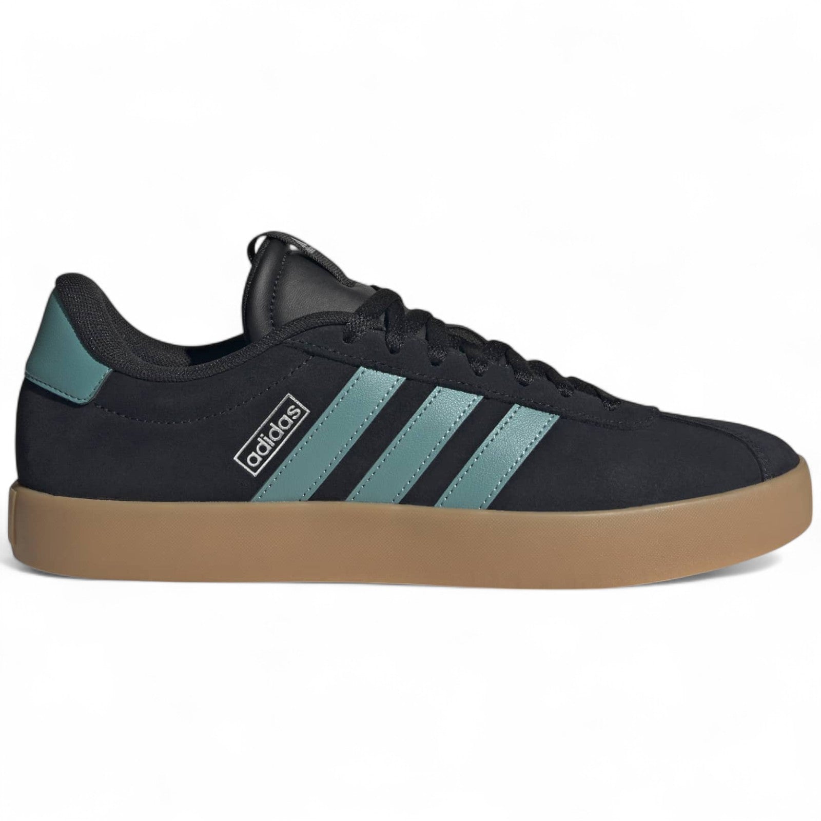 adidas VL Court Mens Cushioned Leather Trainers - Main Image