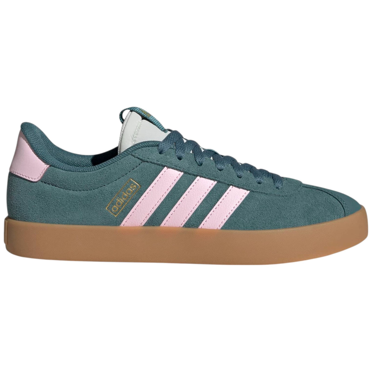adidas VL Court 3.0 Womens Regular-Fit Lace Sneakers Outer Full View