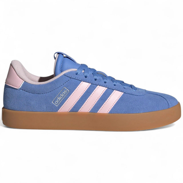 adidas VL Court 3.0 Womens Regular-Fit Lace Trainers Outer Full View