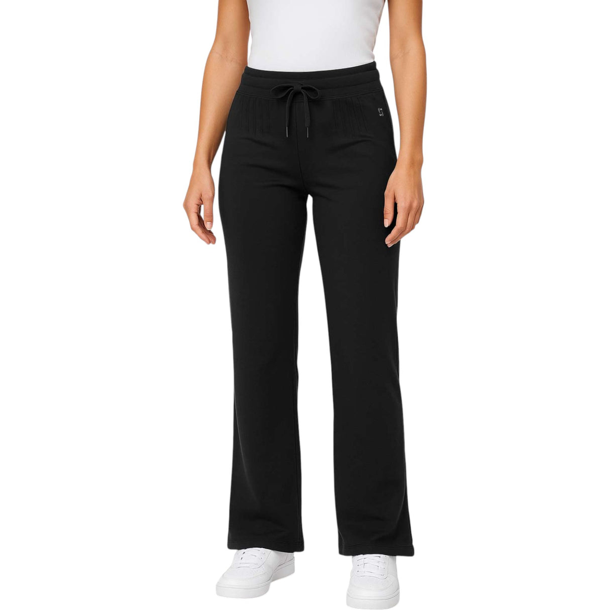 BodyLogic Classic Full-Length Womens Jogger Pant Model Front View