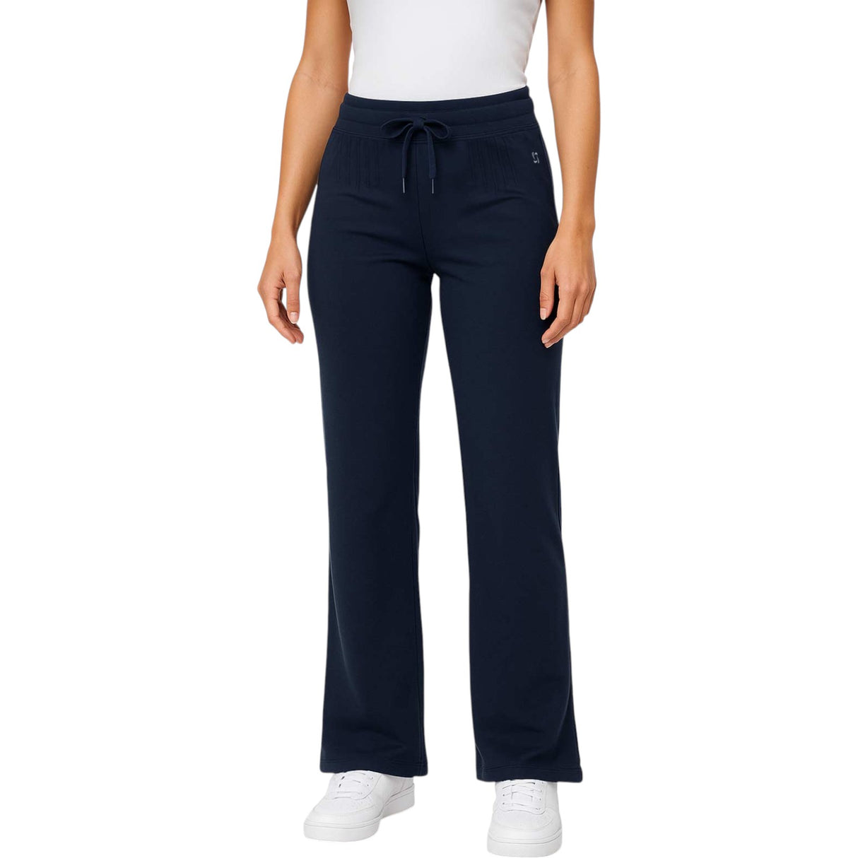 BodyLogic Classic Full-Length Womens Jogger Pant Model Front View
