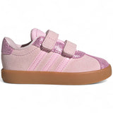 adidas VL Court 3.0 Kids 3-Stripe Court-Inspired Shoes Outer Full View