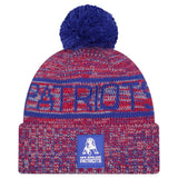 New Era NFL 25 Patriots Bobble Hat Blue