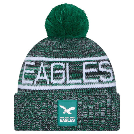 New Era NFL 25 Eagles Bobble Hat Green