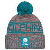 New Era NFL 25 Dolphins Bobble Hat Green