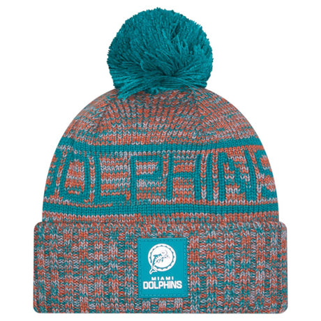 New Era NFL 25 Dolphins Bobble Hat Green