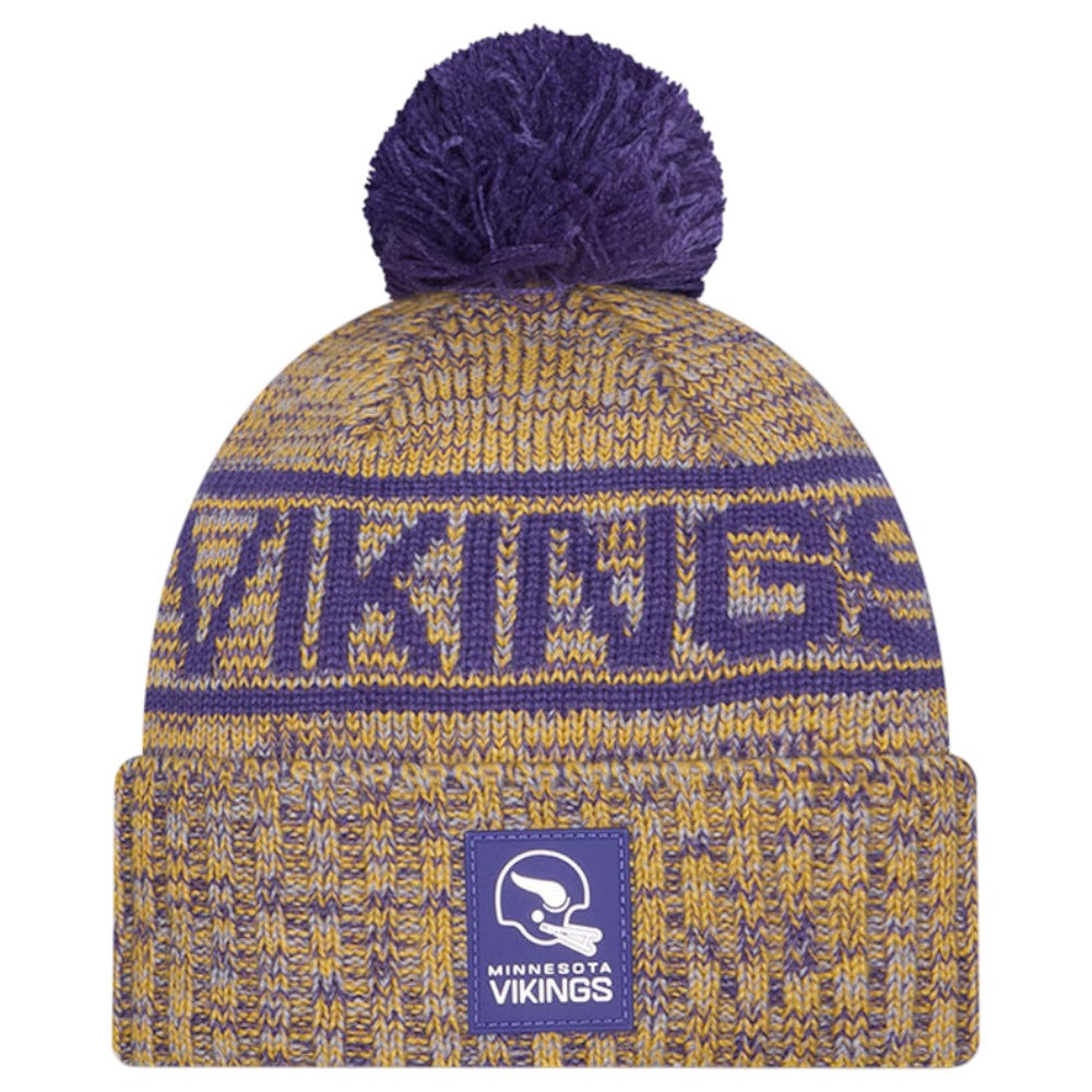 New Era NFL 25 Vikings Bobble Hat Purple