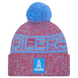 New Era NFL 25 Oilers Bobble Hat Blue