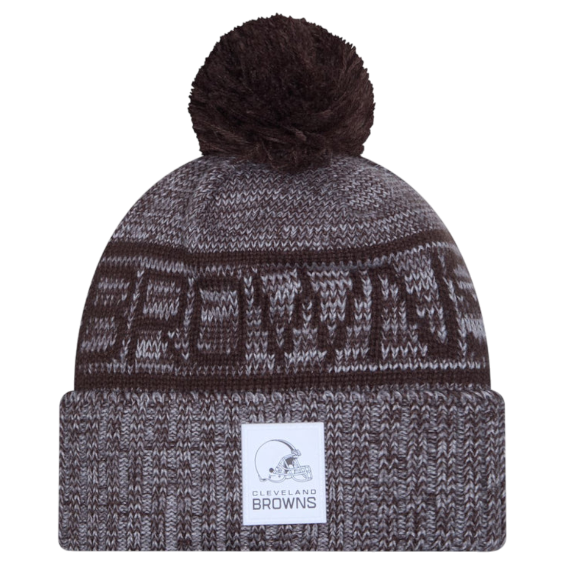 New Era NFL 25 Browns Bobble Hat Brown