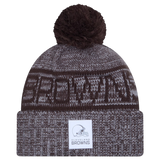 New Era NFL 25 Browns Bobble Hat Brown