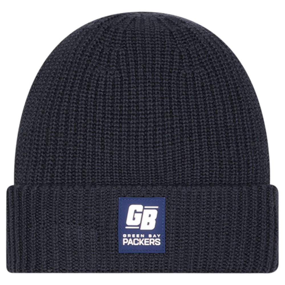 New Era NFL 25 Packers Beanie Hat Black