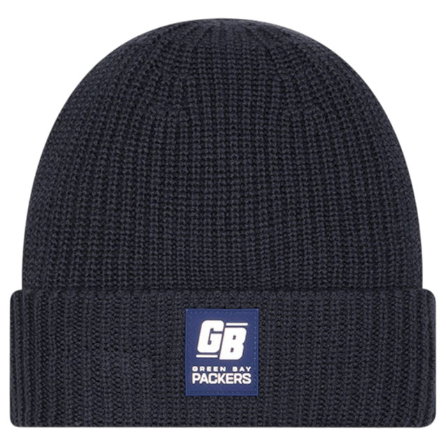 New Era NFL 25 Packers Beanie Hat Black
