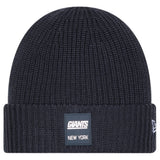 New Era NFL 25 Giants Beanie Hat Black