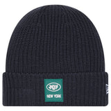 New Era NFL 25 Jets Beanie Hat Black