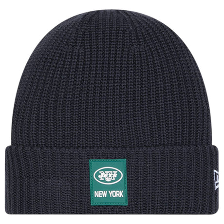 New Era NFL 25 Jets Beanie Hat Black