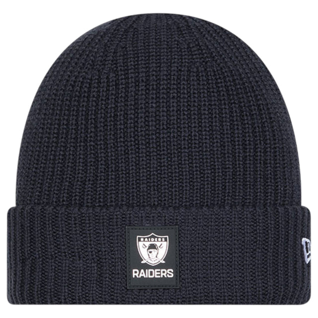 New Era NFL25 Oak Raiders Beanie Hat Blk