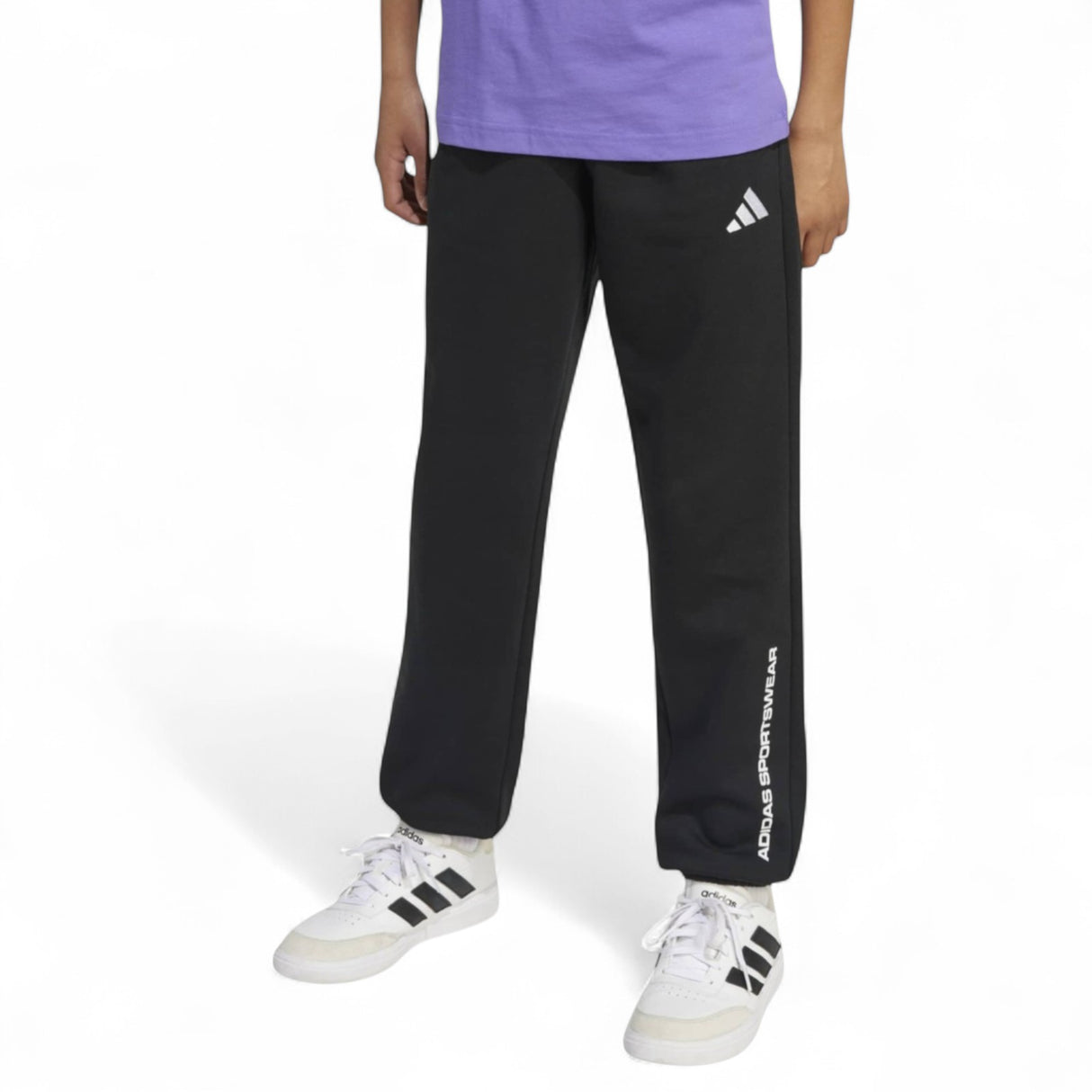 adidas Regular-Fit Fleece Kids Logo Jogger Sweatpants