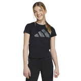 adidas Girls Animal Big Logo Single Jersey Kids T-Shirt