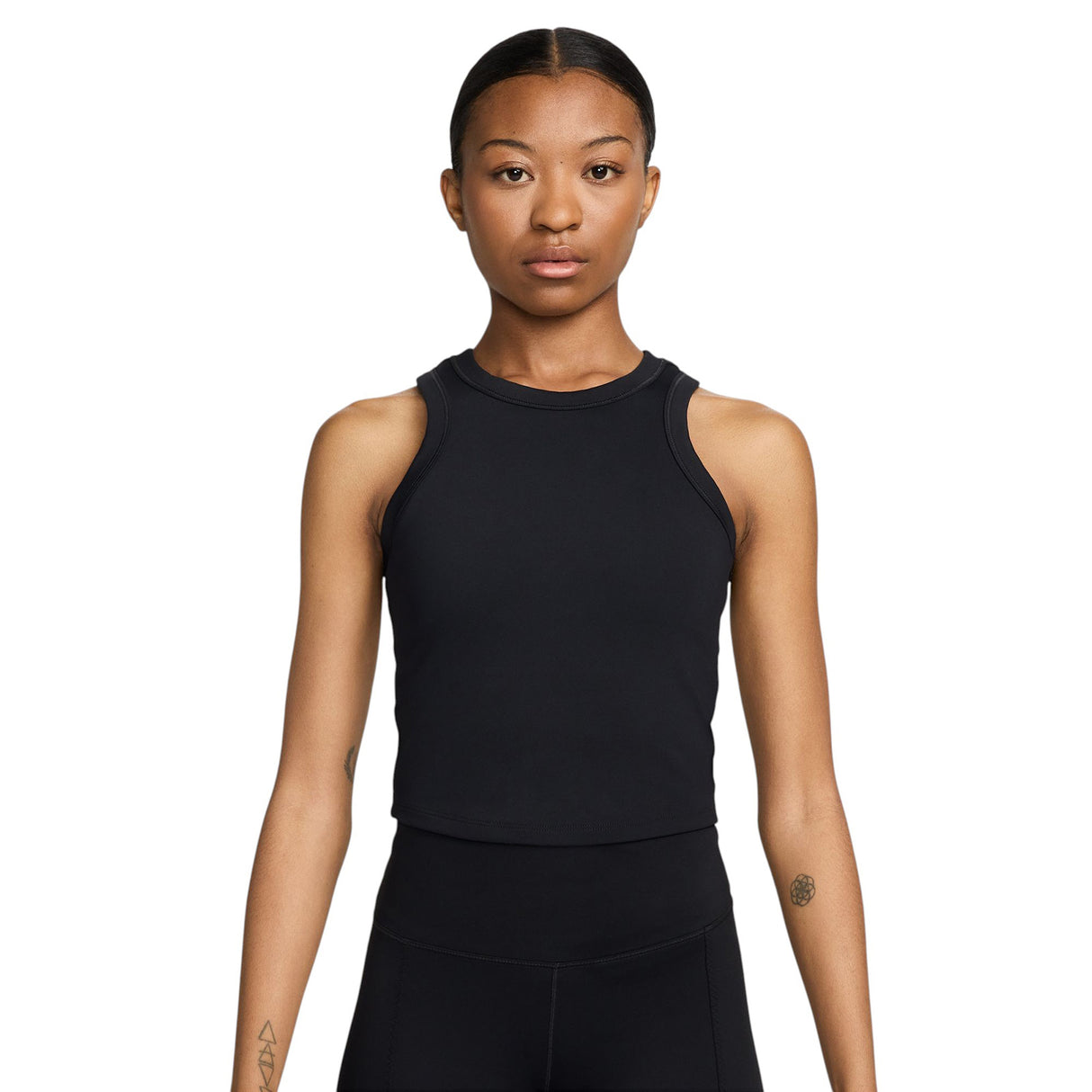 Nike One Fitted Womens Dri-FIT Cropped Tank Top