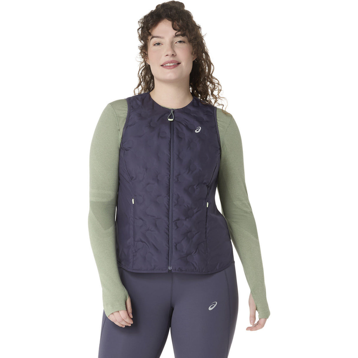 Asics Nagino Run Padded Women Gilet Navy