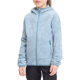 McKinley Choco Full Zip Girls Hooded Fleece - Front