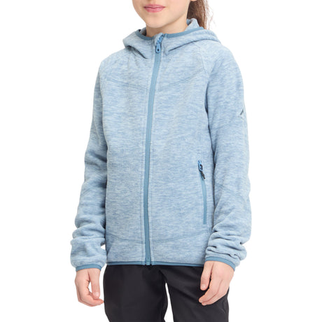 McKinley Choco Full Zip Girls Hooded Fleece - Front