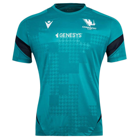 Macron Connacht Rugby 2025/26 Kids Short Sleeved Training T-Shirt