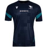 Macron Connacht Rugby 2025/26 Kids Short Sleeved Training T-Shirt Front View
