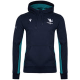 Macron Connacht Rugby 2025/26 Kids Pullover Travel Hoodie Front View